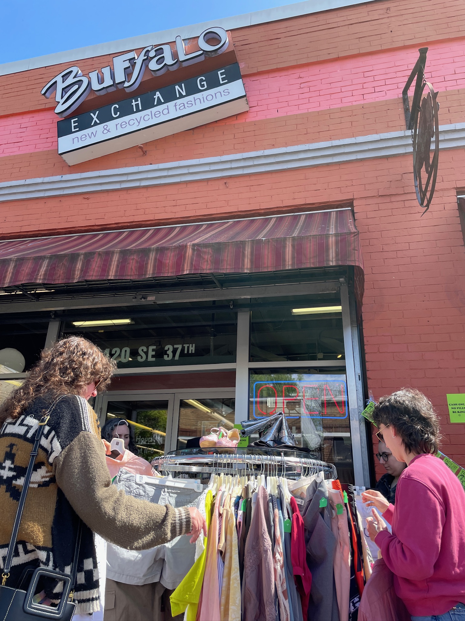 Customers shopping the dollar sale 